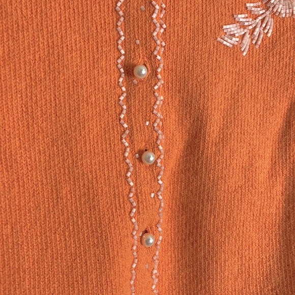 Vintage Banana Republic Beaded Cardigan with Silk Lining - Large - Picture 3 of 7